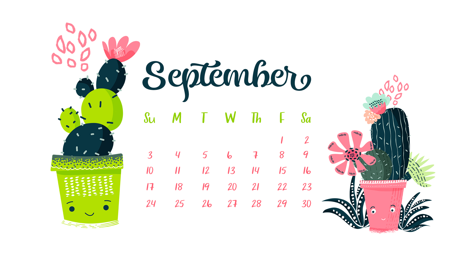 September 2017 Calendar Printables And Tech Pretties